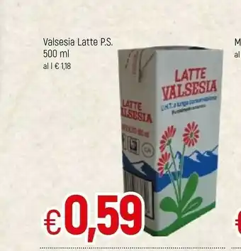 Famila Latte Valsesia Parzialmente Scremato offerta