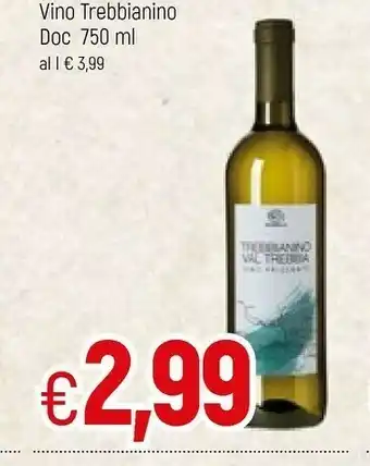 Famila Trebbianino Vino DOC 750 Ml offerta
