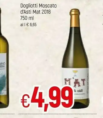 Dogliotti Moscato D'Asti Mat 2018 750 Ml