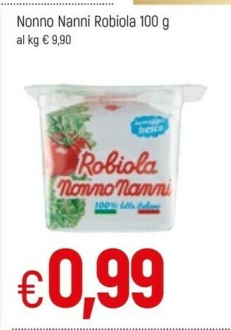 Famila Nonno Nanni Robiola Formaggio Fresco 100 G(ml) offerta