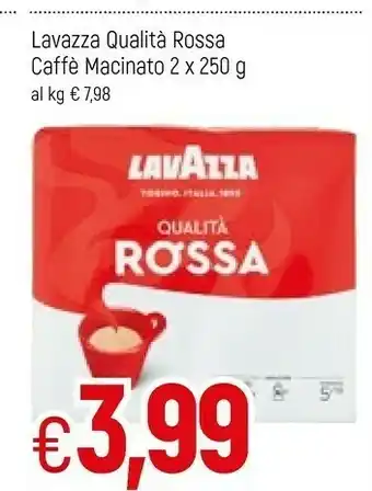 Famila Lavazza Qualita Rossa Caffe Macinato offerta