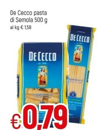 Famila De Cecco Pasta Di Semola Di Grano Duro offerta