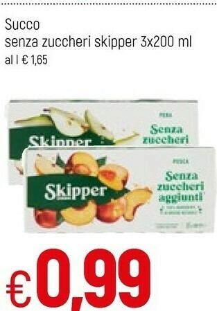 Famila Skipper Succo Senza Zuccheri offerta