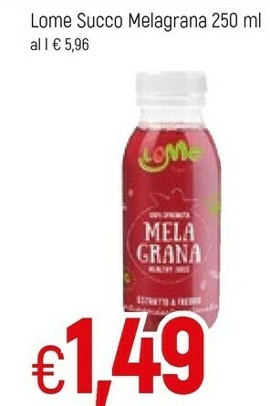 Famila Lome Succo Di Melagrana 250 G(ml) offerta