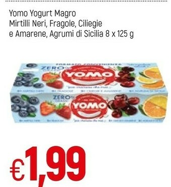 Famila Yomo Yogurt Magro Con Mirtilli Neri offerta