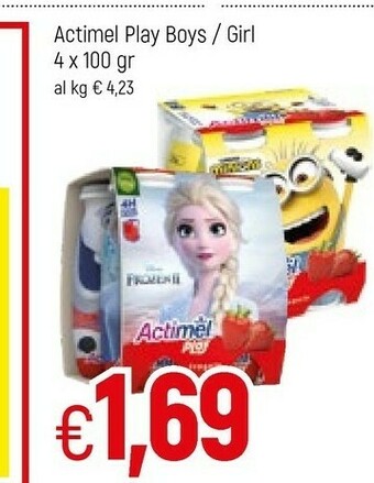 Famila Danone Actimel Play Boys/Girl offerta