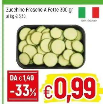 Famila Superstore Zucchine Fresche A Fette offerta