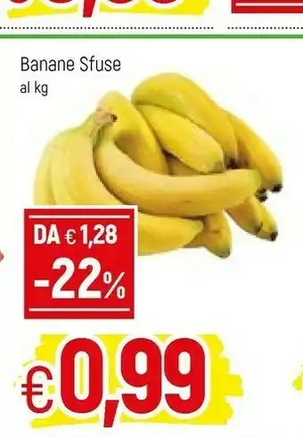 Famila Superstore Banane Sfuse offerta