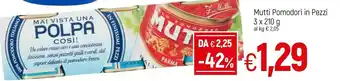 Famila Superstore Mutti Pomodori In Pezzi offerta