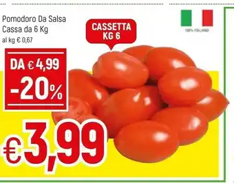 Famila Superstore Pomodoro Da Salsa Cassa offerta