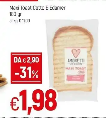 Famila Superstore Maxi Toast Cotto E Edamer offerta