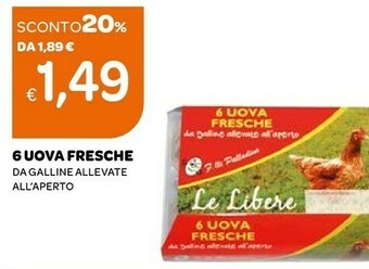 Ekom Le Libere 6 Uova Fresche offerta