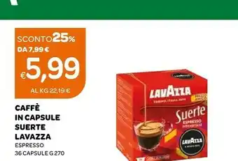 Lavazza Caffe In Capsule Suerte