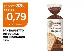 Ekom Mulino Bianco Pan Bauletto Integrale 400 G(ml) offerta
