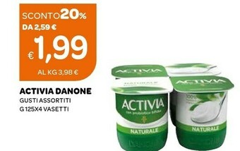 Ekom Danone Activia Naturale 500 G(ml) offerta