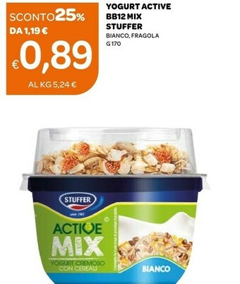 Ekom Stuffer Yogurt Active BB12 Mix Bianco/ Fragola offerta