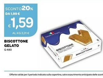 Ekom Biscottone Gelato offerta