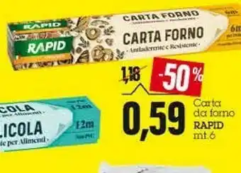 Emi Supermercati Rapid Carta Da Forno offerta