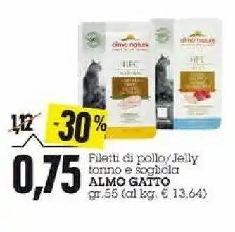Emi Supermercati Almo Nature Filetti Di Pollo/ Jelly Tonno E Sogliola offerta