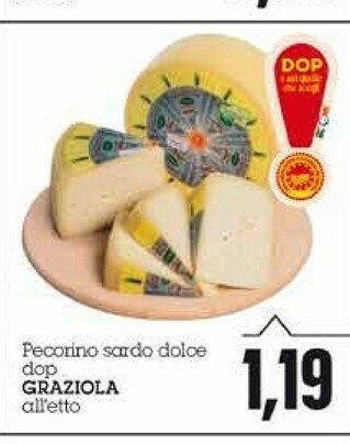 Emi Supermercati Graziola Pecorino Sardo Dolce Dop offerta