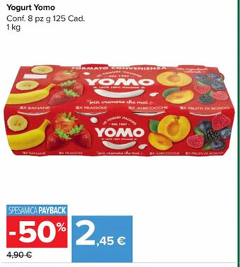 Yogurt Yomo Conf. 8 pz g 125 Cad. 1 kg