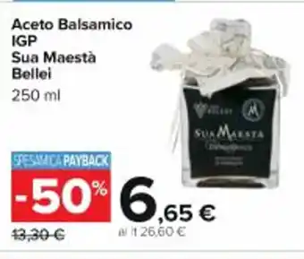 Aceto Balsamico IGP Sua Maestà Bellei 250ml