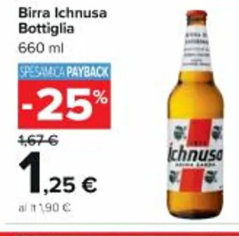 Birra Ichnusa Bottiglia 660 ml