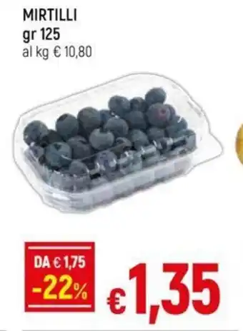 Galassia MIRTILLI gr 125 offerta