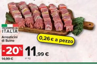 Carrefour Market Arrosticini di Suino offerta