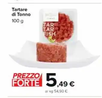Carrefour Market Tartare di Tonno 100g offerta