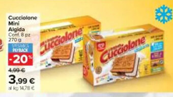 Carrefour Market Cucciolone Mini Algida Conf. 8 pz 270 g offerta
