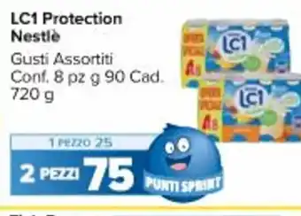 Carrefour Market LC1 Protection Nestlè Gusti Assortiti Conf. 8 pz g 90 Cad. 720g offerta