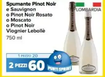 Carrefour Market Spumante Pinot Noir 750ml offerta