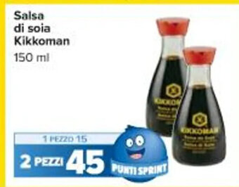 Carrefour Market Salsa di soia Kikkoman 150 ml offerta