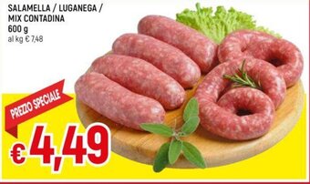 Galassia SALAMELLA / LUGANEGA / MIX CONTADINA 600 g offerta