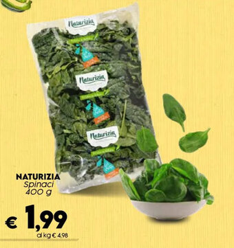 Crai NATURIZIA spinaci 400 g offerta