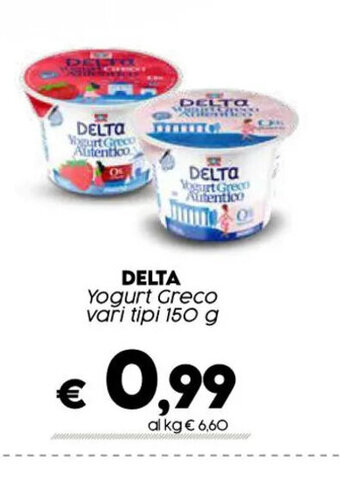Crai DELTA Yogurt Greco vari tipi 150 g offerta