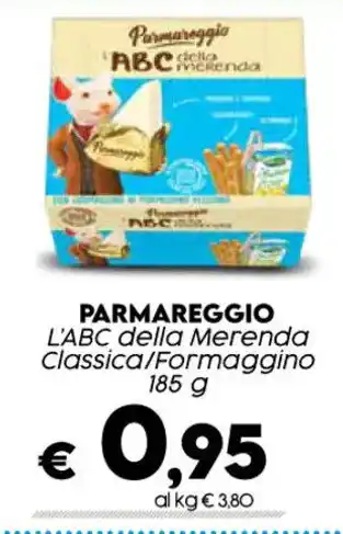 Crai PARMAREGGIO L'ABC della Merenda Classica/Formaggino 185 g offerta