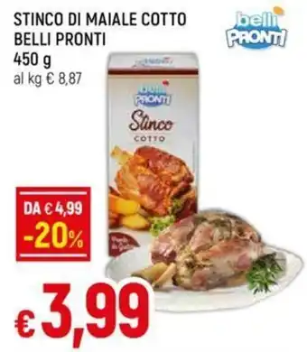 Galassia STINCO DI MAIALE COTTO BELLI PRONTI 450 g offerta