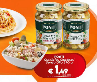 Crai PONTI Condiriso Classico/ Senza Olio 290 g offerta