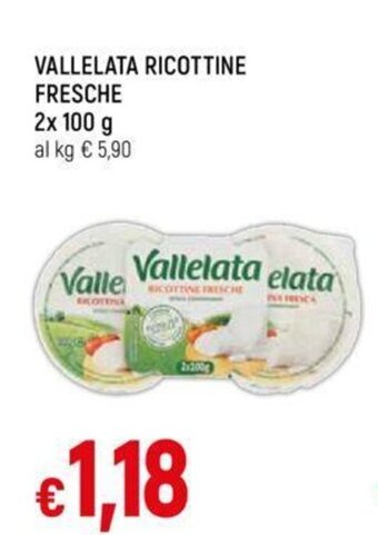 VALLELATA RICOTTINE FRESCHE 2x 100 g