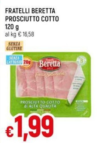 FRATELLI BERETTA PROSCIUTTO COTTO 120 g