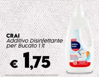 Crai CRAI Additivo Disinfettante per Bucato 1 It offerta