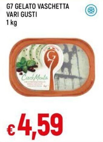 Galassia G7 GELATO VASCHETTA VARI GUSTI 1 kg offerta