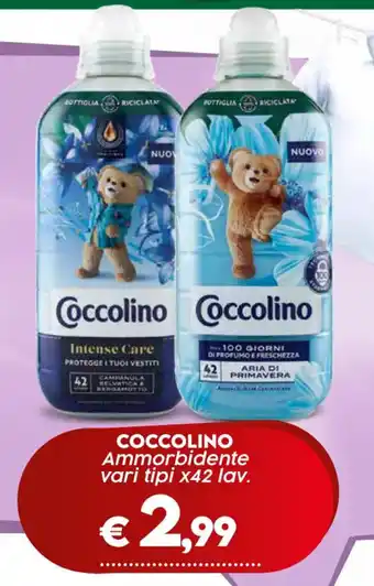 Crai COCCOLINO Ammorbidente vari tipi x42 lav. offerta