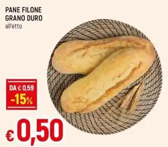 Galassia PANE FILONE GRANO DURO offerta