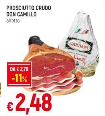 PROSCIUTTO CRUDO DON CAMILLO