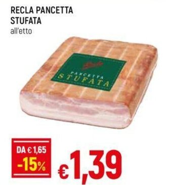 Galassia RECLA PANCETTA STUFATA offerta