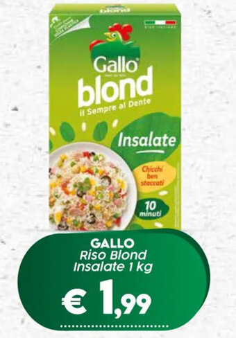 Crai GALLO Riso Blond Insalate 1 kg offerta