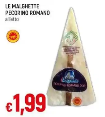 Galassia LE MALGHETTE PECORINO ROMANO offerta
